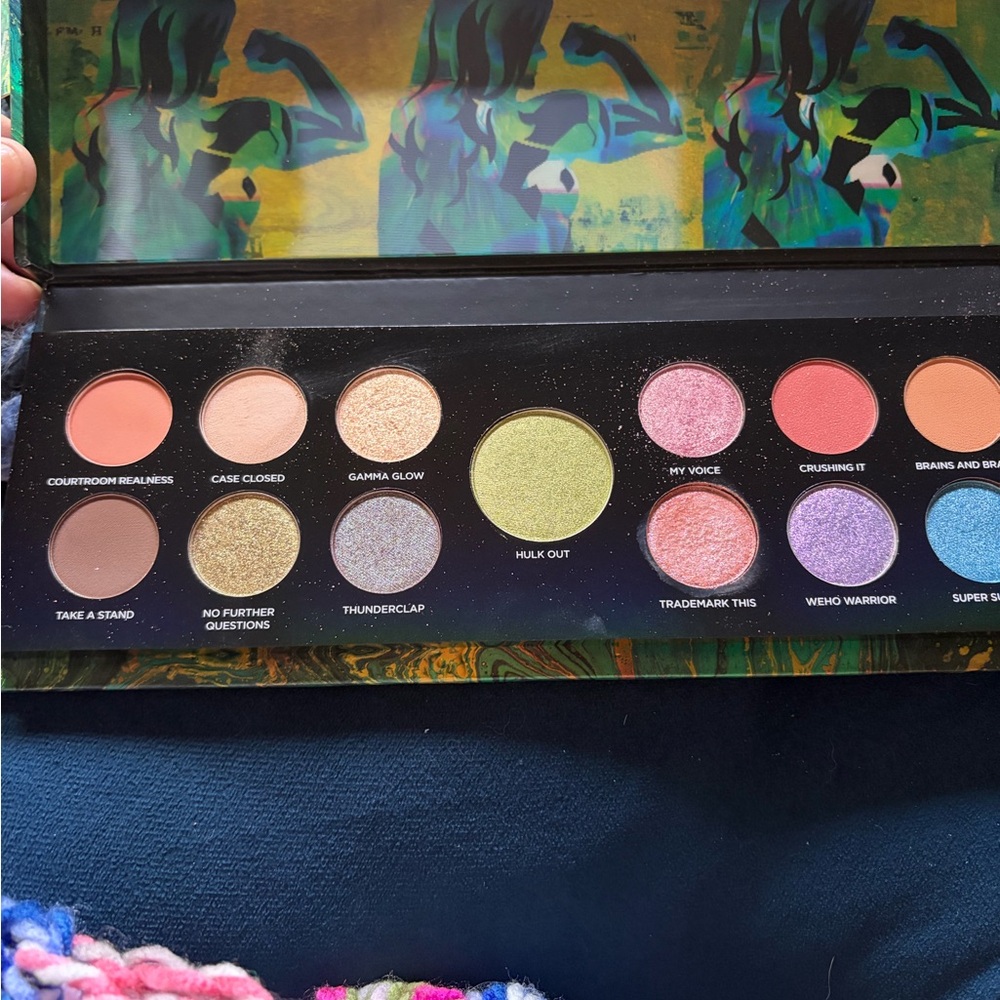 Urban Decay She-Hulk Green and Gold Palette